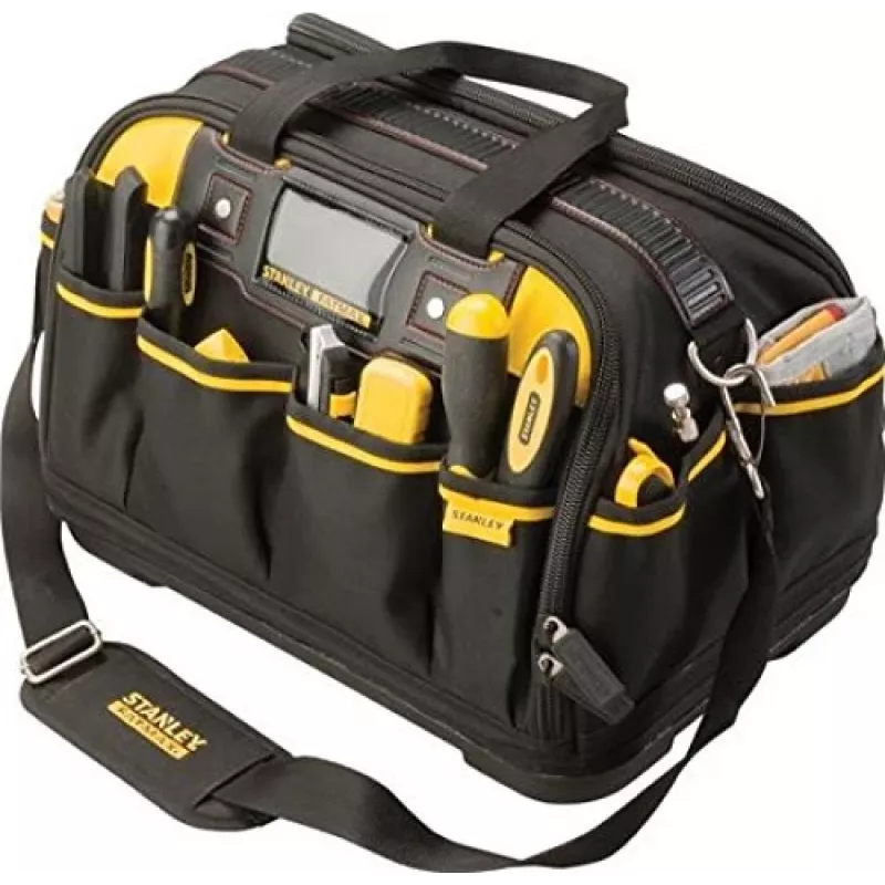 Tool box STANLEY FATMAX Multi Access FMST1-73607, poliesters, 430×280×300 mm, 2 rokturi, plecu siksna