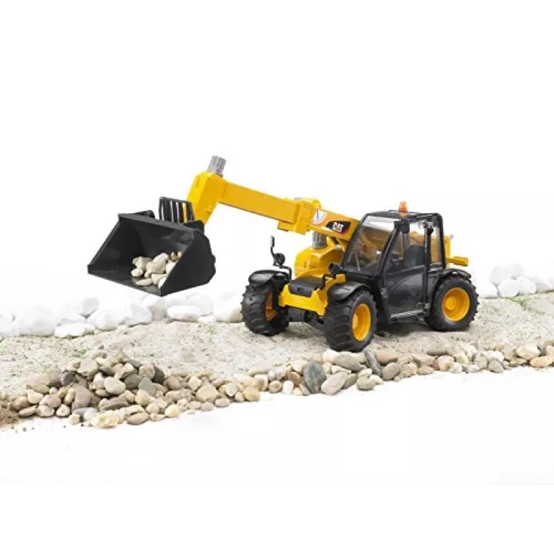 Bruder 02141 Caterpillar Telehandler plastmasas lauksaimniecības celtniecības rotaļlieta