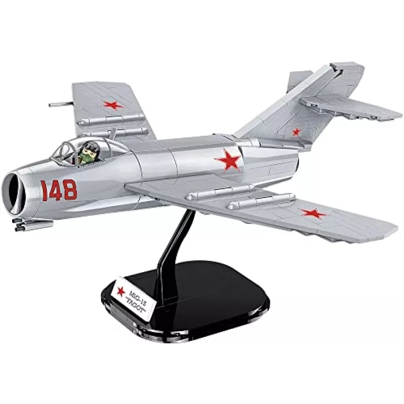COBI Historical Collection Korejas karš MIG-15 NATO kods Fagot Padomju reaktīvā lidmašīna