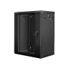 Wall mounted rack Lanberg WF01-6418-10B
