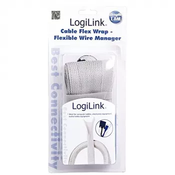 LogiLink KAB0007 kabeļu saite, pelēka