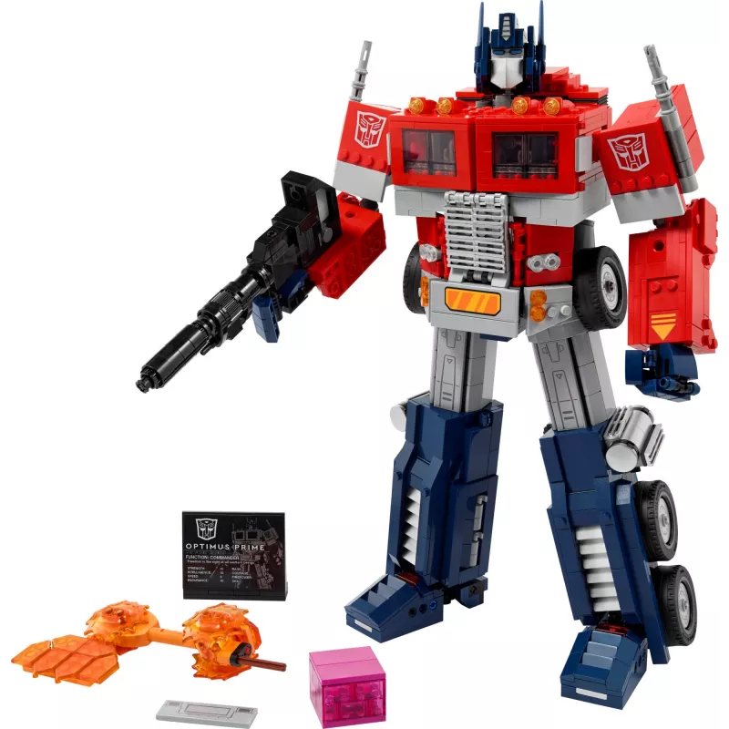 LEGO® 10302 Icons Optimus Prime, Transformers robotu modeļa komplekts