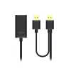 UNITEK Y-278 USB kabelis USB 2.0 10 m 2 x USB A USB A melns