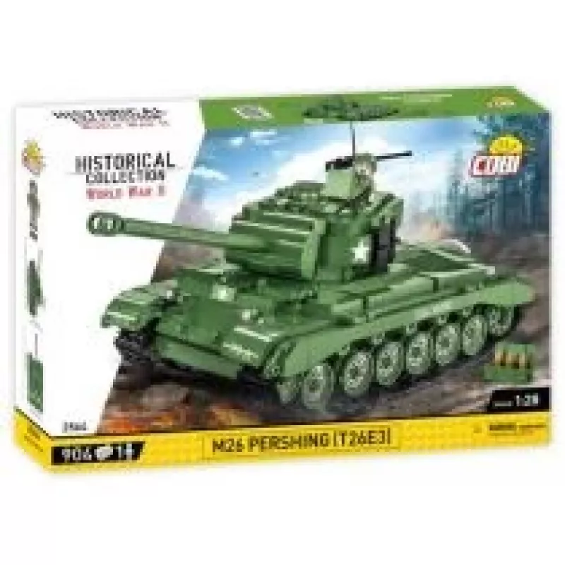 COBI M26 Pershing T26E3 būvēšanas komplekts, 904 gab., plastmasa, vecumam no 3 gadiem