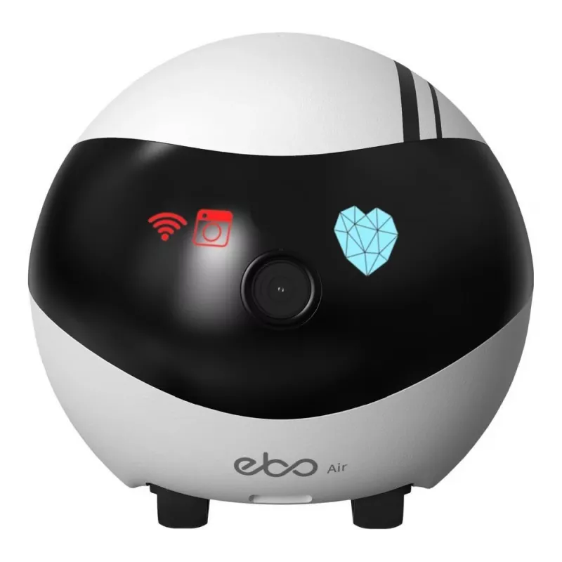 ENABOT Ebo Air AI Robots Balts un Melns