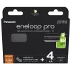 Uzlādējamās baterijas PANASONIC ENELOOP PRO AA 2500 mAh 4 gab. + futrālis (BK-3HCDE/4CP+CASE)