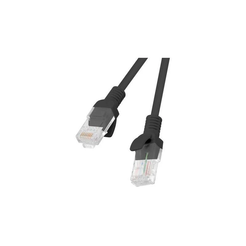 Lanberg PCU5-10CC-1000-BK tīkla kabelis melns 10 m Cat5e U/UTP (UTP) (PCU5-10CC-1000-BK)