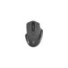 Bezvadu optiskā pele DEFENDER Datum MB-345 RF, piemērota abām rokām/labroču, 1600 DPI, 3 pogas, USB RF uztvērējs, melna