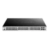 D-Link 52 portu Gigabit Stackable POE viedais pārvaldāmais slēdzis ar 4 x 10G SFP+