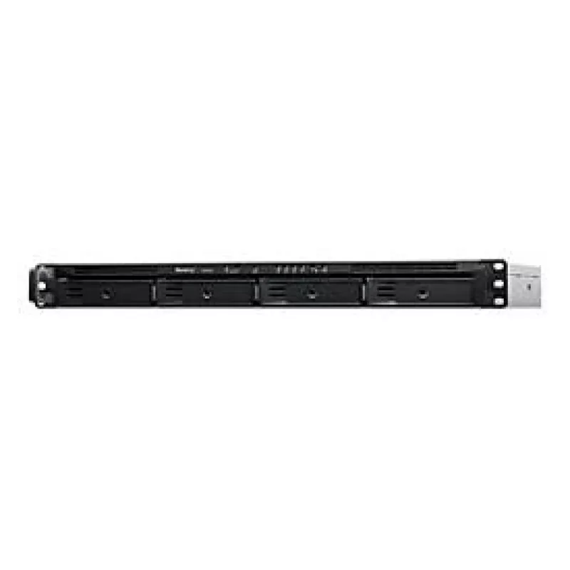 Synology RackStation RS422+ NAS/datu glabāšanas serveris Rack (1U) Ryzen Embedded R1600 2 GB DDR4 DSM Melns