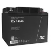 UPS baterija zaļa Cell AGM22 — Hermētisks svina-skābes akumulators 12V 40Ah (VRLA), 170×165×197 mm, 12,1 kg