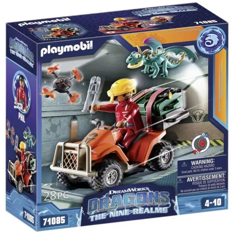 Dragons the Nine Realms Icaris Quad Set Playmobil 71085