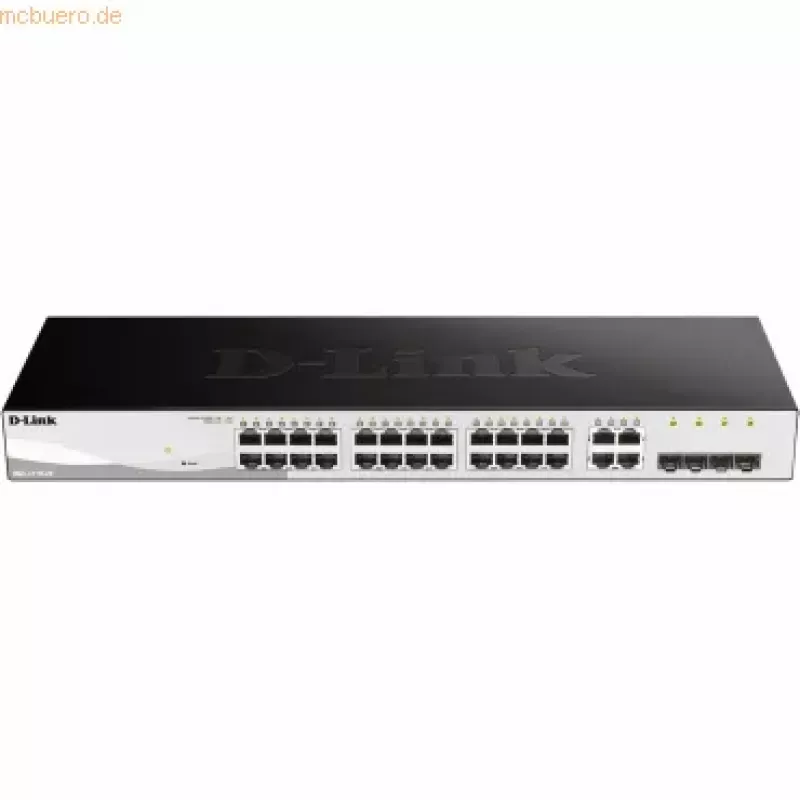 D-Link DGS-1210-28 Managed L2/L2+ 1U Melns
