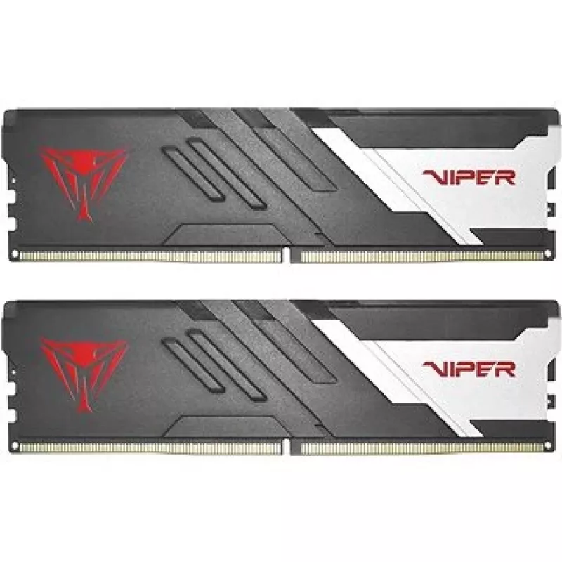 DIMM 16 GB DDR5-5600 (2x 8 GB) Dual-Kit, Arbeitsspeicher schwarz/weiß, PVV516G560C40K, Viper Venom, INTEL XMP