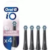 Zobu birstes galviņas Oral-B iO Gentle Care — 4 gab., melnas rezerves galviņas