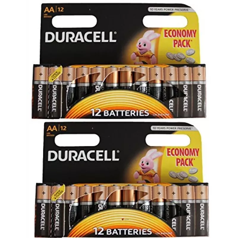 Duracell sadzīves baterija Vienreizlietojama baterija AA Sārma