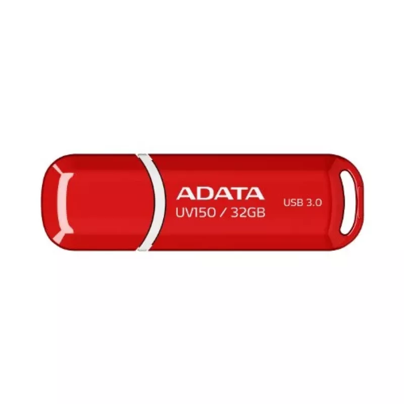 ADATA DashDrive UV150 USB zibatmiņa 32 GB, USB Typee-A 3.2 Gen 1, sarkana, vāciņa dizains