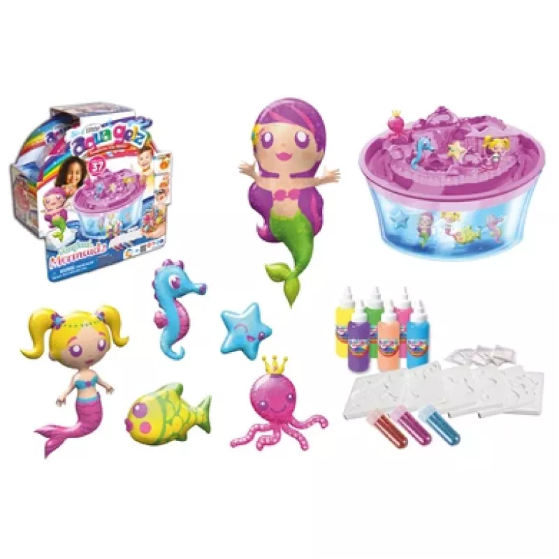 SIMBA Aqua Gelz komplekts Magic Mermaids rotaļu komplekts, modelis 106322568, amatniecības komplekts ar ūdenī aktivizējamām gēla pērlītēm