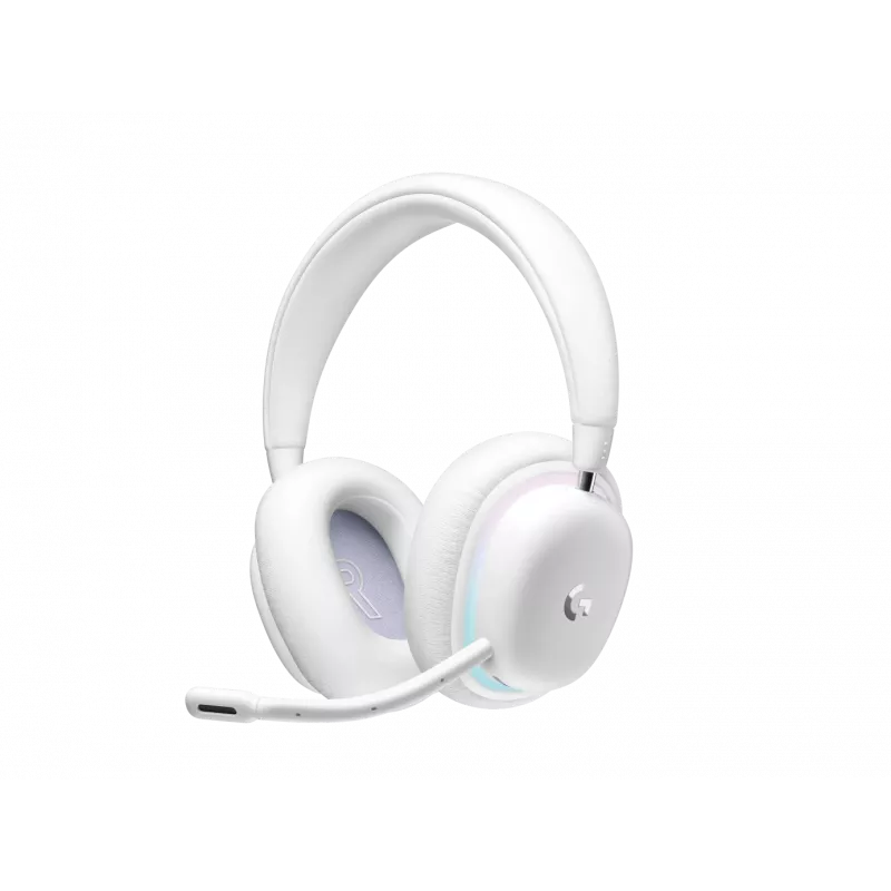 Logitech G G735 bezvadu spēļu austiņas ar pielāgojamu LIGHTSYNC RGB apgaismojumu, LIGHTSPEED Bluetooth 3,5 mm AUX, saderīgas ar PC un mobilajām ierīcēm