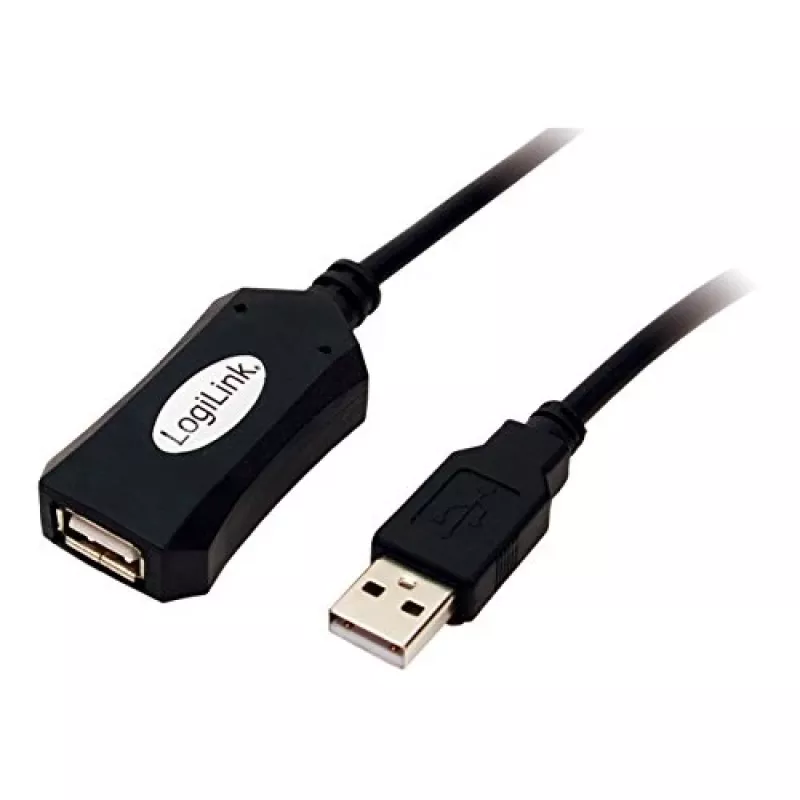 LogiLink USB 2.0 pagarinātājkabelis - 5,0 m USB kabelis 5 m USB A
