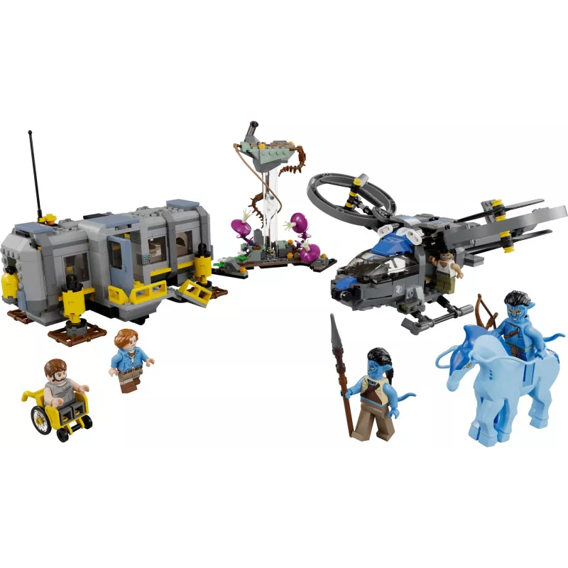 LEGO Avatar Peldošie kalni: 26. vieta un RDA Samson komplekts 75573, Daudzkrāsains