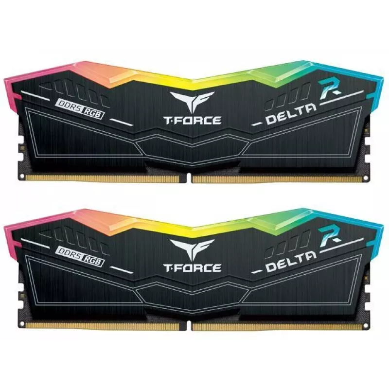 DIMM 32 GB DDR5-6000 (2x 16 GB) Dual-Kit, Memory Melns, FF3D532G6000HC30DC01, Delta RGB, INTEL XMP
