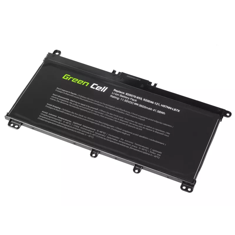 Baterija zaļa Cell HP145 priekš HP Pavilion (LiPo 3600 mAh, 11,55 V, melna)
