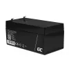 zaļa Cell AGM19 UPS akumulators, noslēgts svina-skābes, 12 V, 3,3 Ah