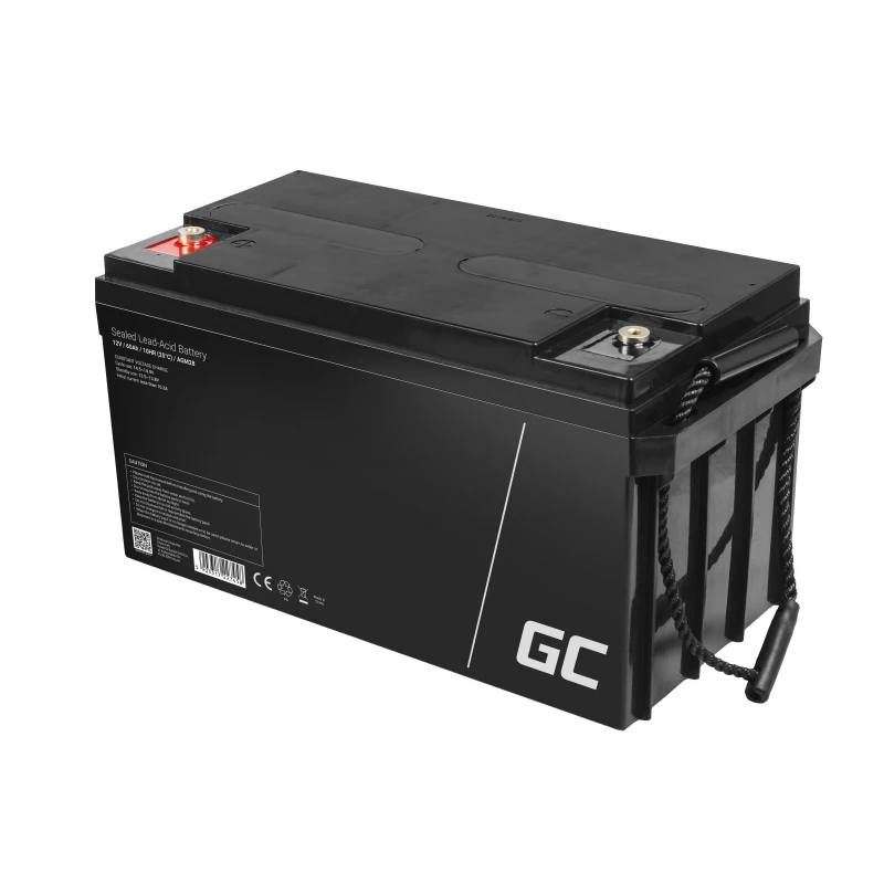 Akumulators zaļa Cell AGM28 industriāls uzlādējams noslēgts svina-skābes (VRLA) 12 V 65000 mAh, 1 gab., 20 kg