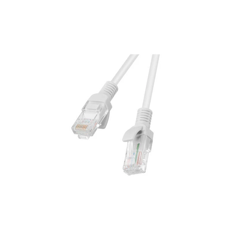 LANBERG tīkla kabelis Cat5e U/UTP RJ-45 uz RJ-45 20 m Pelēks, 26 AWG, CCA vadītājs
