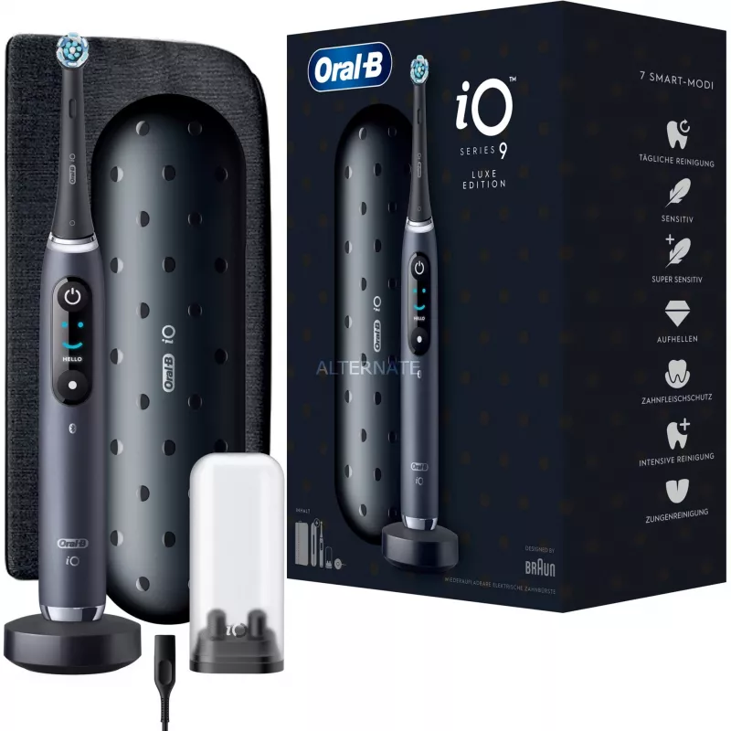 Oral-B iO Series 9 Luxe Edition Melns Onyx zobu birste