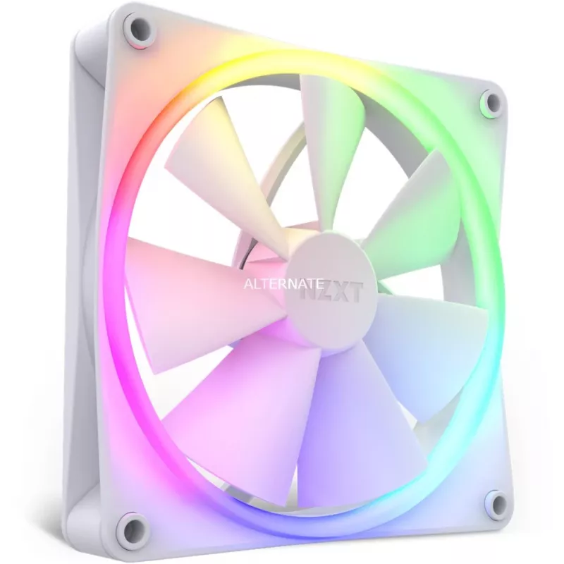 NZXT F140 RGB 140mm baltais viens ventilators