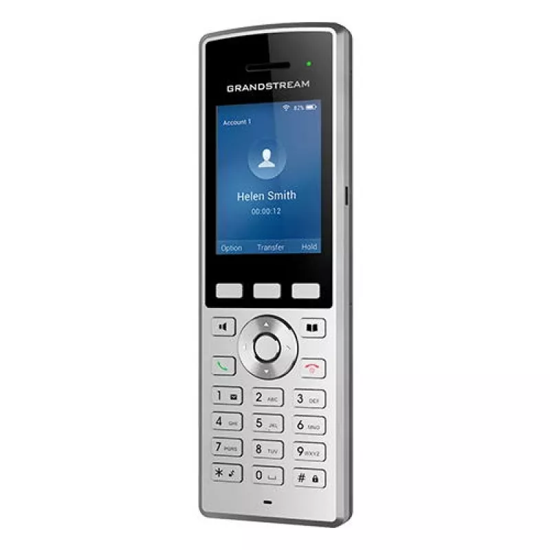 Grandstream Networks WP822 IP telefons Melns, Sudrabs 2 līnijas LCD Wi-Fi