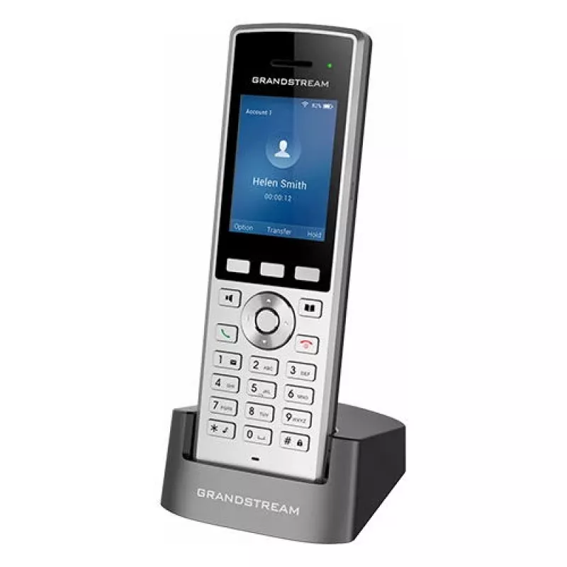 Grandstream Networks WP822 IP telefons Melns, Sudrabs 2 līnijas LCD Wi-Fi