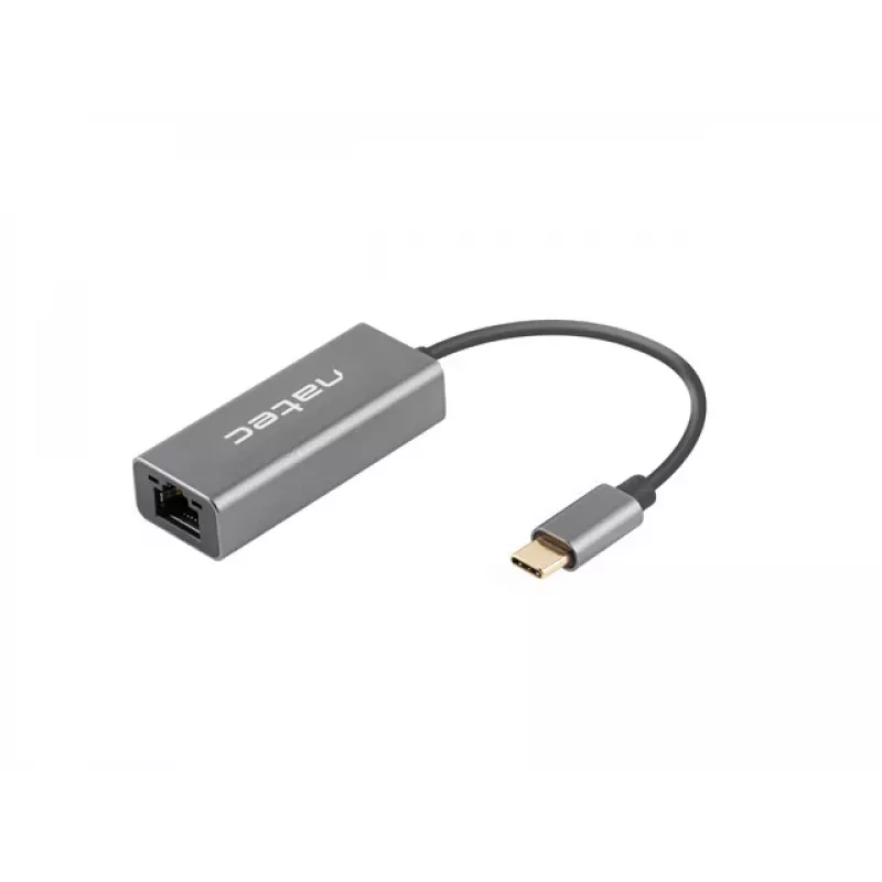 NATEC Cricket USB 3.2 Gen 1 Type-C pelēks Ethernet centrmezgls 1000 Mbit/s