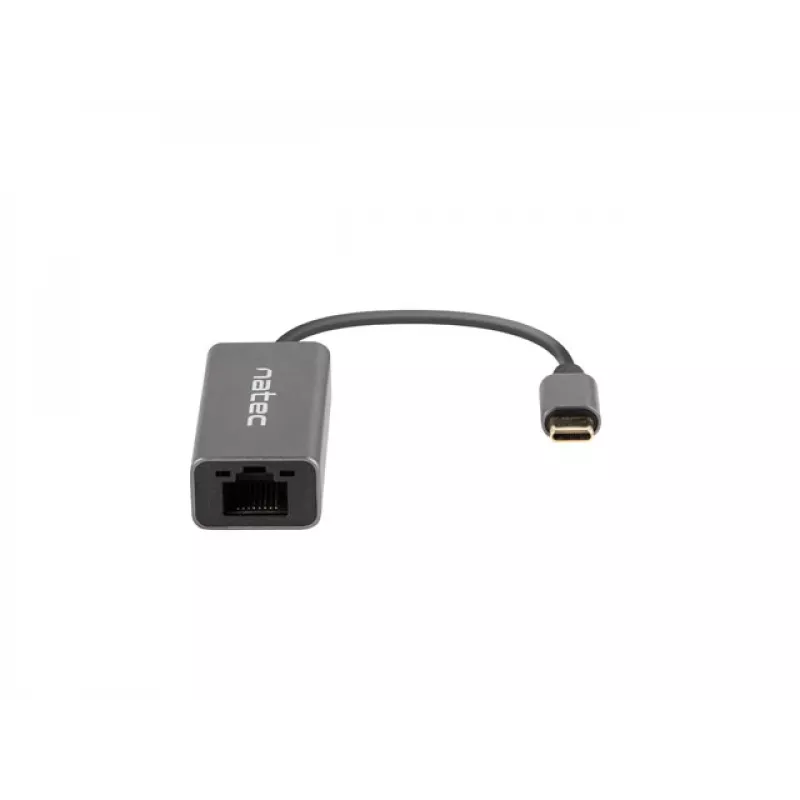 NATEC Cricket USB 3.2 Gen 1 Type-C pelēks Ethernet centrmezgls 1000 Mbit/s