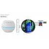 Shelly H&T, Mitruma un Temperatūras Bezvadu Gudrais Sensors, Kompakts, WiFi, Higrometrs, Mājas Automatizācija, iOS Android Lietotne – Melns