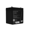 UPS akumulators zaļa Cell AGM44 — 12 V 4,5 Ah Svina-skābes akumulators (VRLA), 101×70×90 mm, 1,35 kg, melns