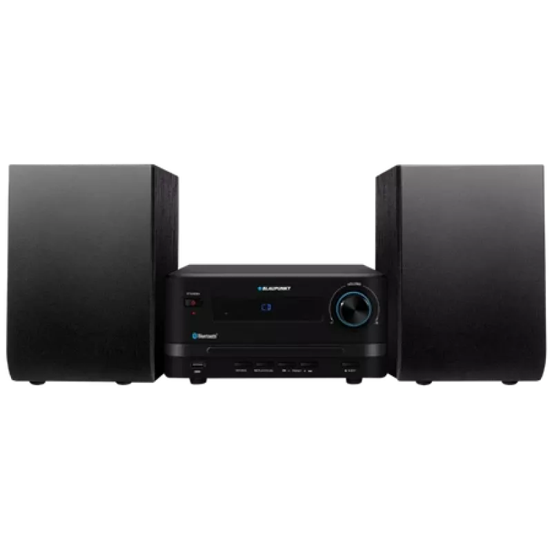 Mājas audio mikro sistēma BLAUPUNKT MS14BT — CD/MP3 atskaņotājs, Bluetooth, USB, FM RDS, 15 W RMS, melna