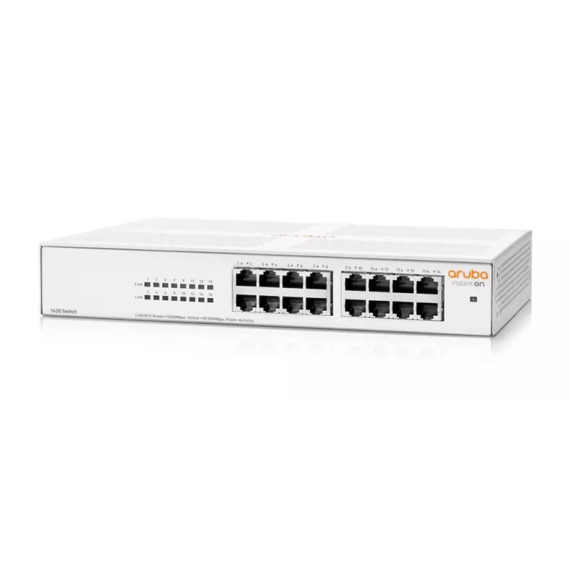 Aruba Instant On 1430 16G Nepārvaldāms L2 Gigabit Ethernet (10/100/1000) 1U Balts