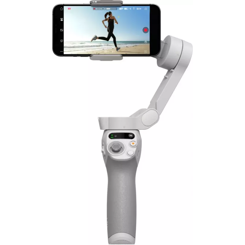 DJI OM SE kardāns pelēks Bluetooth ietver mobilā tālruņa turētāju somu maks. slodze 290 g