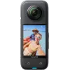 Action kamera Insta360 X3 — 72 MP, 5K Ultra HD (5760×2880), 100 fps, CMOS, Wi‑Fi, iebūvēts displejs, MicroSD, 0,508 kg, melna