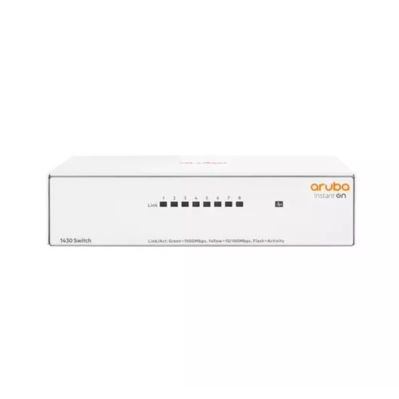 Nepārvaldāms slēdzis Aruba Instant On 1430 8G L2 Gigabit Ethernet 8 porti