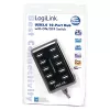Logilink UA0125 USB centrmezgls 10 portu USB 2.0 ar strāvas adapteri 3,5 A, | Logilink