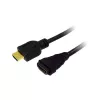 LogiLink CH0057 HDMI kabeļa pagarinātājs melns 4K UHD 3m HDMI-a spraudnis T