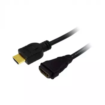 LogiLink CH0057 HDMI kabeļa pagarinātājs melns 4K UHD 3m HDMI-a spraudnis T