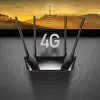 Cudy LT400 bezvadu maršrutētājs Fast Ethernet vienas joslas (2,4 GHz) 4G melns