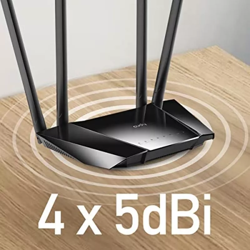 Cudy LT400 bezvadu maršrutētājs Fast Ethernet vienas joslas (2,4 GHz) 4G melns