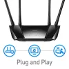 Cudy LT400 bezvadu maršrutētājs Fast Ethernet vienas joslas (2,4 GHz) 4G melns