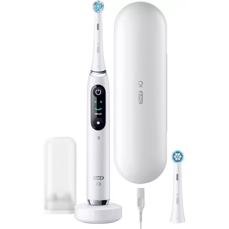 Oral-B iO 9N Pieaugušo vibrējoša zobu birste Balta